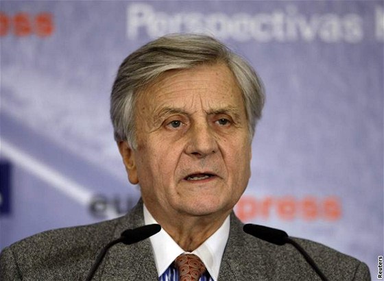 Prezident Evropské centrální banky Jean-Claude Trichet. 