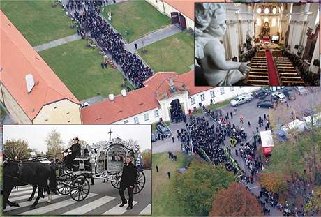 S Václavem Kokou mladím se pilo do Bevnovského klátera rozlouit pes tisíc lidí.