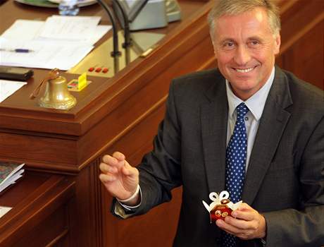 Paradoxem je, �e vít�zství Topolánka ve sn�movn� paradoxn� vyhovuje i Paroubkovi.