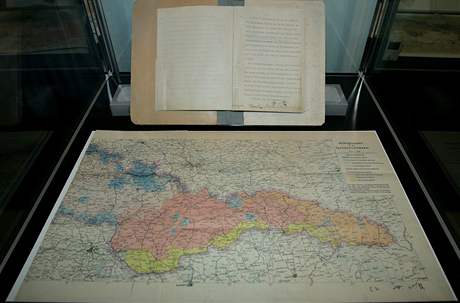 Originl mnichovsk dohody vystaven v Nrodnm muzeu
