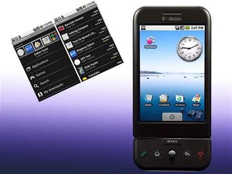 T-Mobile G1: aplikací sice pibývá, ale...