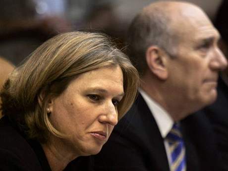 Cipi Livniová vzdala boj o sestavení vlády, která nahradí kabinet Ehuda Olmerta.