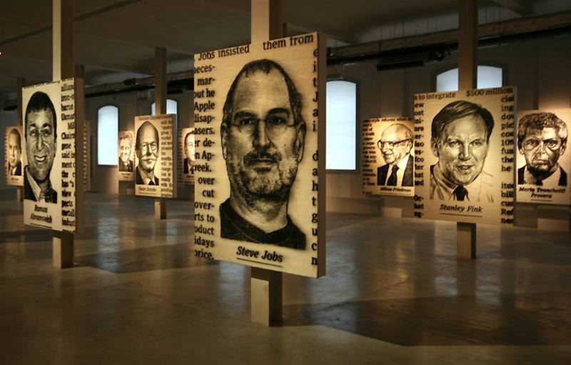 José María Cano - instalace Steve Jobs