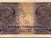 Deset korun eskoslovenských, r. 1919