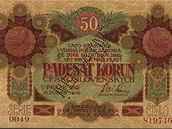 50 korun eskoslovenských, r. 1919