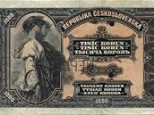 1 000 korun z roku 1919