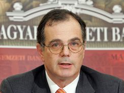 Šéf maďarské centrální banky MNB Andras Simor.