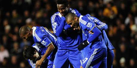 radost fotbalist Chelsea