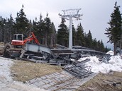 Výstavba lanovky na ernou horu, 2006