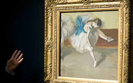 Edgar Degas - Odpoívající tanenice