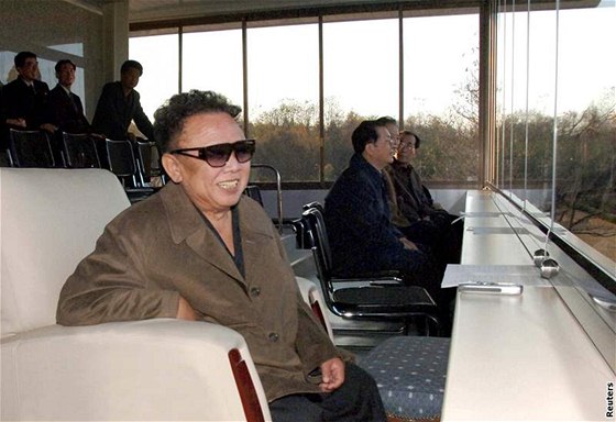 Kim ong-il na nedatovaném snímku, který vydala severokorejská agentura KCNA, aby rozptýlila spekulace o jeho zdraví.