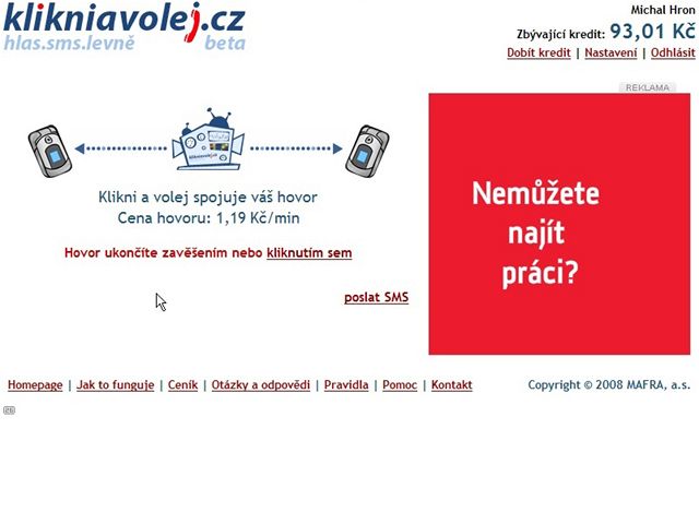 Prvodce slubou KlikniaVolej.cz