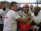 Velká cena Brazílie: mistr svta Lewis Hamilton