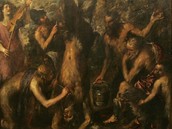 Tizian - Apollo a Marsyas (asi v letech 1550-1576)