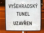 Vyehradský tunel zstane msíc zavený