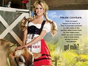Heidi Klumová v reklamní kampani Got Milk?