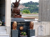 Hrob Jeana Marais ve Vallauris v Provence