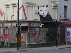 Banksyho dlo na liverpoolskm hostinci The Whitehouse