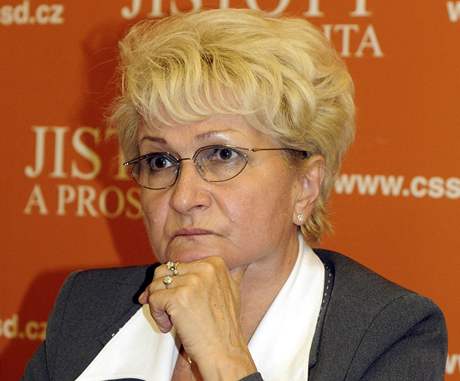 První zvolená hejtmanka Milada Emmerová.