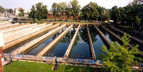 Usazovací nádre pisárecké vodárny v Brn