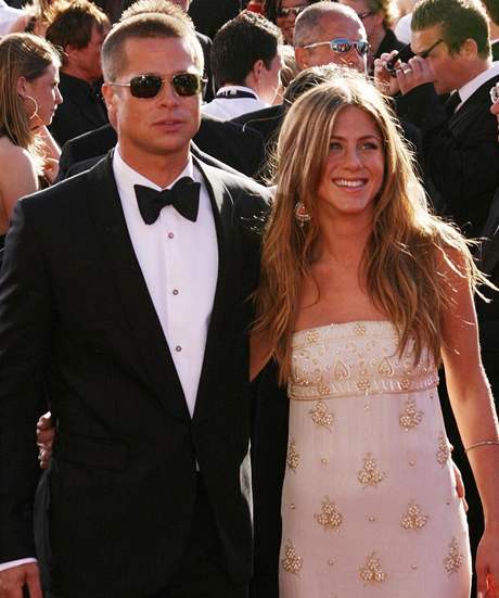 Jennifer Anistonov v dob, kdy jet ila s manelem Bradem Pittem