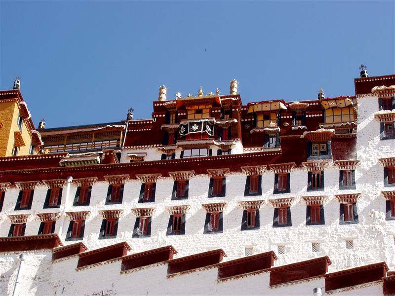Tibet, Lhasa, palác Potala 