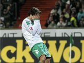 Werder Brémy - Kolín nad Rýnem: brémský Diego práv selhal v gólové anci