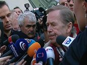 Václav Havel na Národní tíd