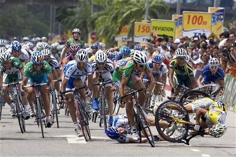 Z knihy ReCycling - Tour de Langkawi 2008 (Maljasie, Danilo Hondo, Alberto Loddo)