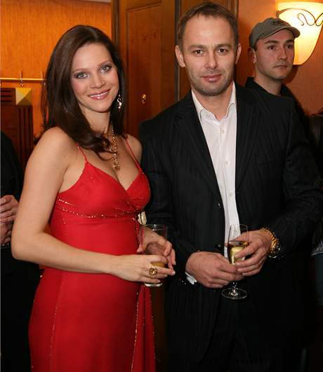 Andrea Vereov s manelem Danielem Volopichem