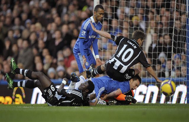 Michael Owen z Newcastle United.