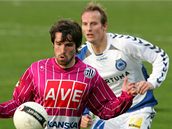 �eské Bud�jovice - Liberec: Tomá� Sedlá�ek (vlevo) a Pavel Ko��ál