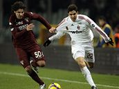AC Milán - Turín: Kaká (vpravo) - Francesco Pratali 