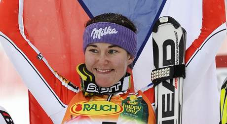 árka Záhrobská slaví své první vítzství v závod Svtového poháru v Aspenu