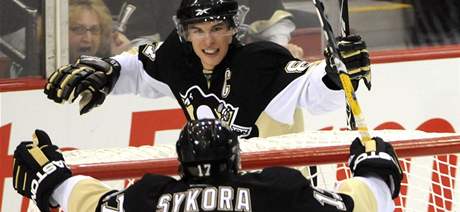 Petr Sýkora a Sidney Crosby se postarali o góly Pittsburghu.