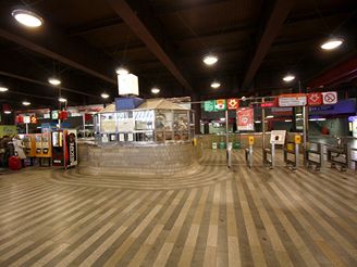 Hlavní nádraží - vestibul metra