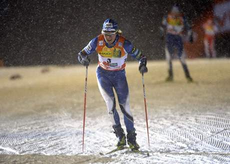 Finský druená Koivuranta zvítzil v závod SP v Chaux-Neuve. Momentka ze závodu v Kuusamu.