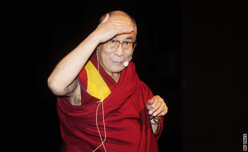 Dalajlama na pednáce v Praze, 30. listopadu 2008