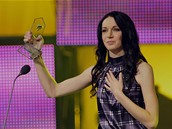 Zuzana Smatanová s cenou Slávik