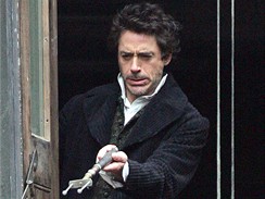 Z naten filmu Sherlock Holmes - Robert Downey jr.