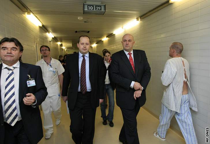 Ministr zdravotnictví Tomá Julínek otevel v brnnské Fakultní nemocnici Bohunice nové traumacentrum