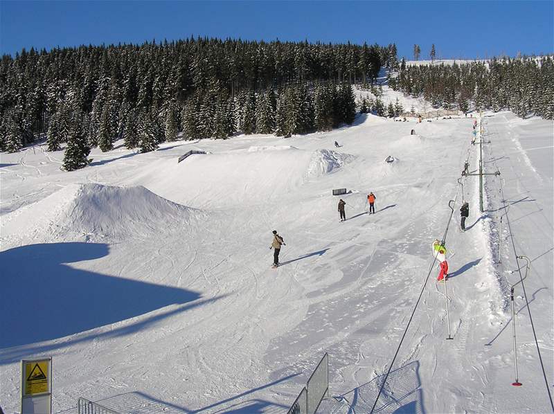 Ski areál pindlerv Mlýn