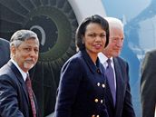 Condoleezza Riceov po pletu do Indie (3. prosince 2008)