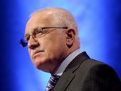 Václav Klaus bhem svého projevu na kongresu ODS (6. 12. 2008)