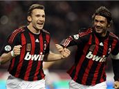 AC Milán: evenko (vlevo) a Maldini