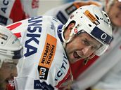 Slávista Jaroslav Bedná se raduje z výhry nad Spartou.