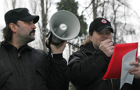 Shromádní Dlnické strany v Litvínov (13.12.2008)