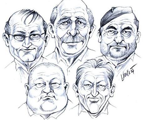 Rychlé ípy po 70 letech v karikatue Lubomíra Vaka