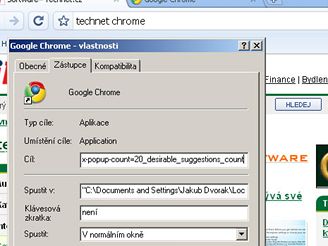 Tipy a triky Google Chrome