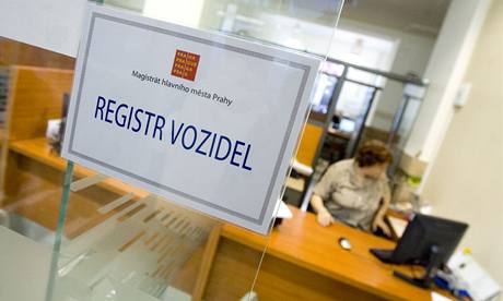 Registr vozidel ve kodov paláci v Praze. (10.12.2008)